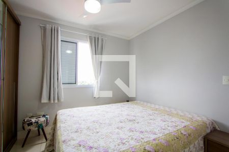 Quarto 1 - Suíte de apartamento à venda com 3 quartos, 86m² em Vila Valparaíso, Santo André