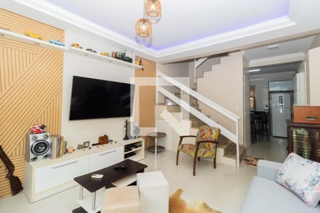 Sala de casa de condomínio à venda com 3 quartos, 151m² em Estância Velha, Canoas