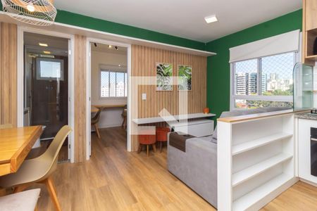 Sala  de apartamento para alugar com 2 quartos, 34m² em Sé, São Paulo