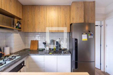 Sala e cozinha de apartamento à venda com 2 quartos, 34m² em Sé, São Paulo