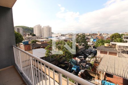 Varanda da Sala de apartamento à venda com 2 quartos, 62m² em Vaz Lobo, Rio de Janeiro