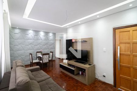 Sala  de apartamento à venda com 3 quartos, 100m² em Jardim Leblon, Belo Horizonte