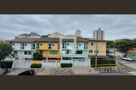 Vista Quarto 1 suíte de casa à venda com 3 quartos, 44m² em Vila Alzira, Santo André