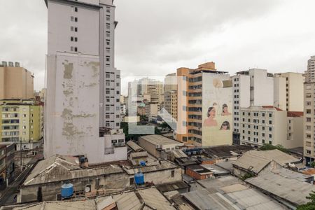 Vista do Quarto de apartamento para alugar com 1 quarto, 28m² em Campos Elíseos, São Paulo