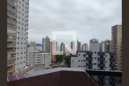 Varanda da sala de apartamento para alugar com 1 quarto, 70m² em Guilhermina, Praia Grande