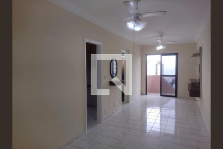 Sala de apartamento para alugar com 1 quarto, 70m² em Guilhermina, Praia Grande