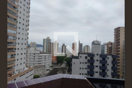 Vista da sala de apartamento para alugar com 1 quarto, 70m² em Guilhermina, Praia Grande
