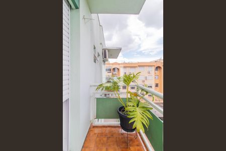 Varanda do Quarto de apartamento à venda com 1 quarto, 60m² em Tristeza, Porto Alegre