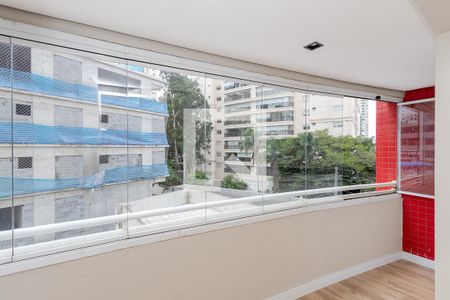 Varanda da Sala de apartamento para alugar com 1 quarto, 37m² em Cidade Monções, São Paulo