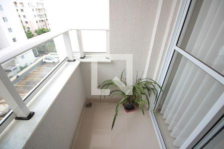 Varanda da Sala de apartamento à venda com 2 quartos, 56m² em Planalto, Belo Horizonte