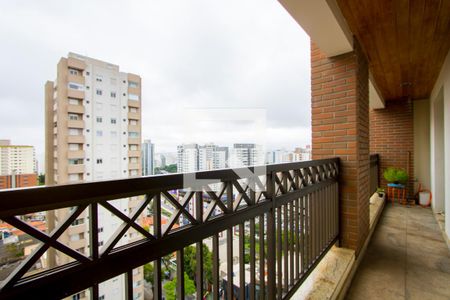 Varanda da sala de apartamento à venda com 4 quartos, 183m² em Centro, Santo André