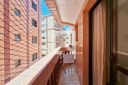 Sacada da Sala de apartamento para alugar com 2 quartos, 73m² em Caiçara, Praia Grande