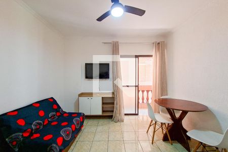 Sala de apartamento para alugar com 2 quartos, 73m² em Caiçara, Praia Grande