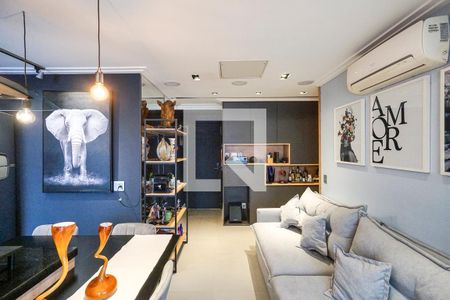 Sala de apartamento à venda com 1 quarto, 43m² em Tatuapé, São Paulo