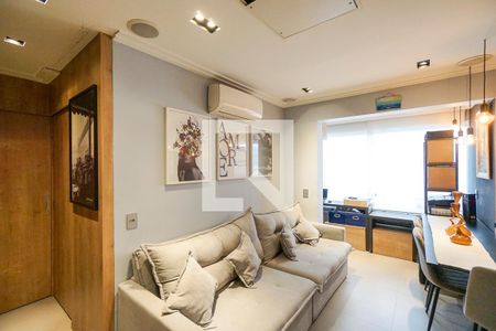 Sala  de apartamento à venda com 1 quarto, 43m² em Tatuapé, São Paulo