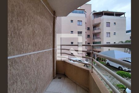 Varanda da Sala de apartamento à venda com 2 quartos, 54m² em Alvorada, Contagem