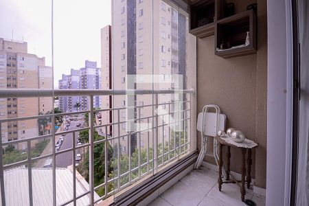Sala - Varanda  de apartamento para alugar com 2 quartos, 57m² em Jardim Celeste, São Paulo