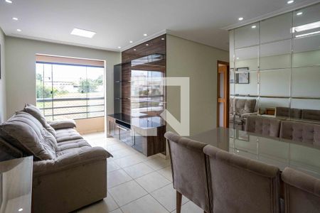 Sala de apartamento para alugar com 2 quartos, 51m² em Parque das Jabuticabeiras, Diadema