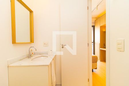 Studio para alugar com 28m², 1 quarto e sem vaga Studio para alugar com 28m², 1 quarto e sem vagaBanheiro