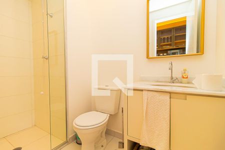 Studio para alugar com 28m², 1 quarto e sem vaga Studio para alugar com 28m², 1 quarto e sem vagaBanheiro