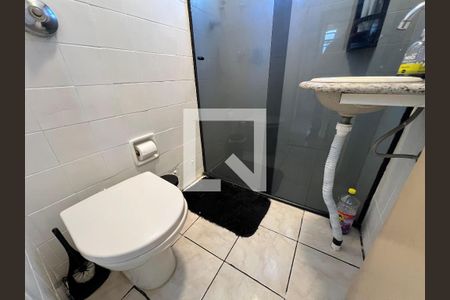 Banheiro de apartamento para alugar com 2 quartos, 55m² em Alto Caiçaras, Belo Horizonte