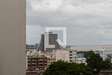 Vista Sala de apartamento à venda com 1 quarto, 79m² em Centro Histórico, Porto Alegre