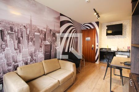 Sala de apartamento para alugar com 1 quarto, 40m² em Itaim Bibi, São Paulo