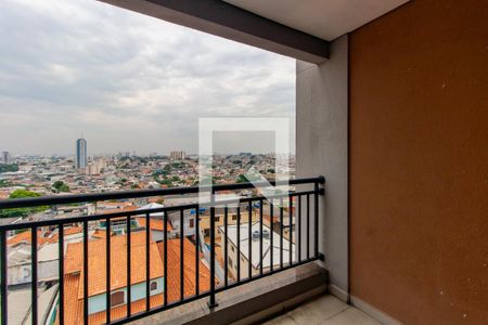 Varanda da Sala de apartamento para alugar com 2 quartos, 50m² em Vila Alpina, São Paulo