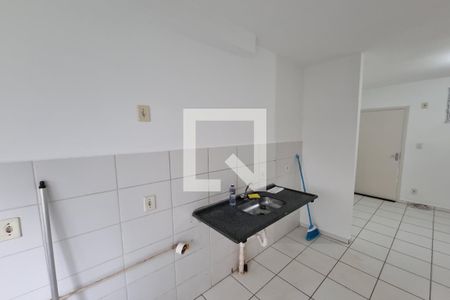 Cozinha - Lavanderia de apartamento para alugar com 2 quartos, 50m² em Jardim Heitor Rigon, Ribeirão Preto