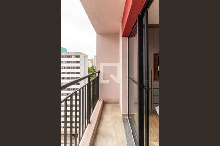 Varanda de kitnet/studio para alugar com 1 quarto, 25m² em Vila Buarque, São Paulo