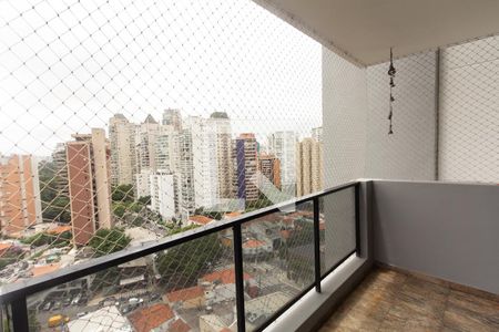 Varanda da Sala de apartamento para alugar com 3 quartos, 179m² em Vila Nova Conceição, São Paulo