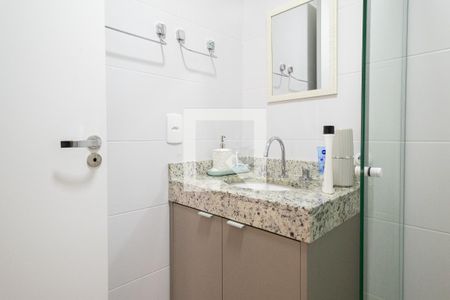 Banheiro Social de apartamento à venda com 2 quartos, 55m² em Centro, São Bernardo do Campo