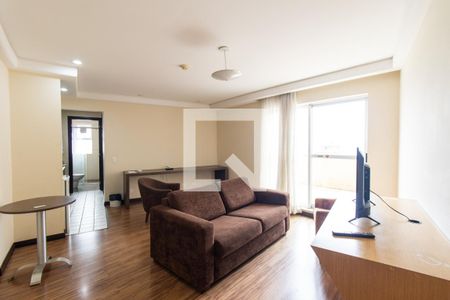 Sala de apartamento para alugar com 1 quarto, 63m² em Centro, São José dos Pinhais