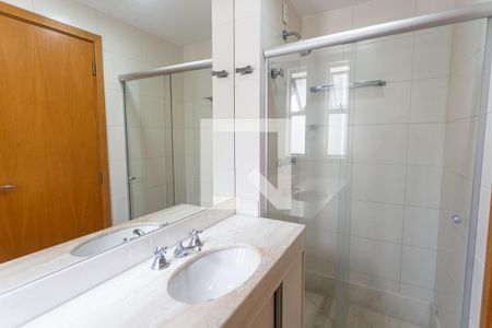 Banheiro da Suíte de apartamento à venda com 3 quartos, 98m² em Sion, Belo Horizonte