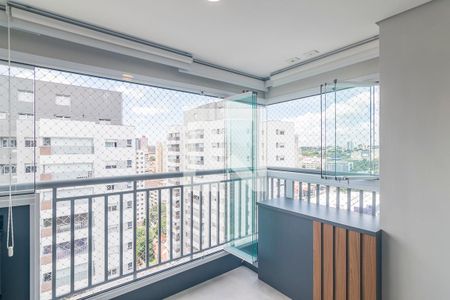 Varanda de apartamento à venda com 2 quartos, 63m² em Vila Assunção, Santo André