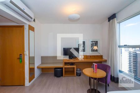 Sala de apartamento à venda com 1 quarto, 26m² em Santo Agostinho, Belo Horizonte