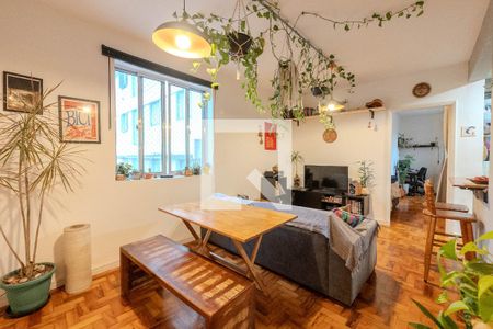 Sala de apartamento para alugar com 1 quarto, 60m² em Bela Vista, São Paulo