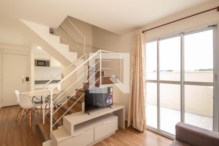 Sala de apartamento para alugar com 1 quarto, 54m² em Km 18, Osasco