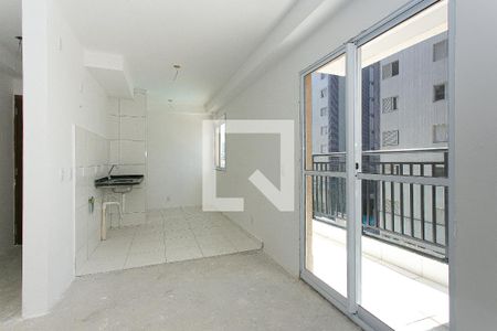 Sala e Cozinha de apartamento à venda com 2 quartos, 56m² em Tatuapé, São Paulo