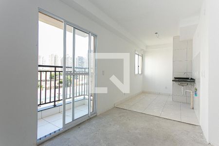 Sala e Cozinha de apartamento à venda com 2 quartos, 51m² em Tatuapé, São Paulo