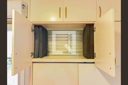 Studio à venda com 26m², 1 quarto e 1 vaga Studio à venda com 26m², 1 quarto e 1 vagaQuarto - Detalhe fechamento acústico
