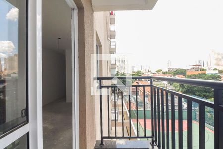 Varanda  de apartamento à venda com 2 quartos, 43m² em Tatuapé, São Paulo