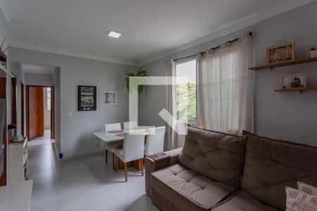 Sala de apartamento à venda com 3 quartos, 70m² em Palmares, Belo Horizonte