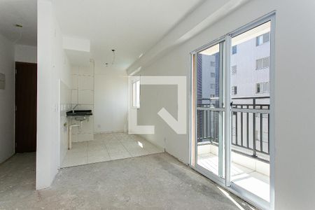 Sala e Cozinha de apartamento à venda com 2 quartos, 51m² em Tatuapé, São Paulo