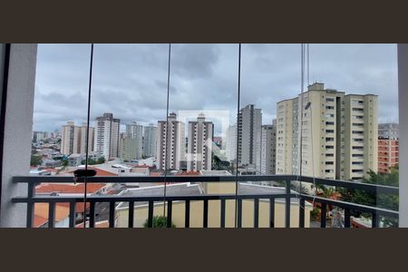 Varanda Sala de apartamento para alugar com 2 quartos, 48m² em Vila Valparaíso, Santo André