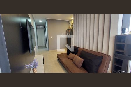 Sala de apartamento à venda com 2 quartos, 48m² em Vila Valparaíso, Santo André
