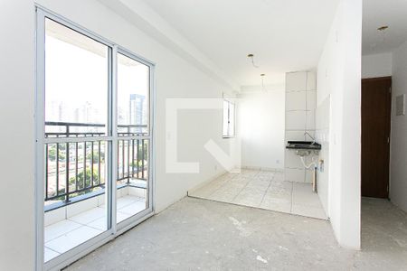 Sala e Cozinha de apartamento à venda com 2 quartos, 51m² em Tatuapé, São Paulo
