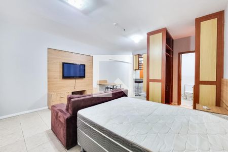 Sala / Suíte de apartamento para alugar com 1 quarto, 48m² em Parque Residencial Aquarius, São José dos Campos
