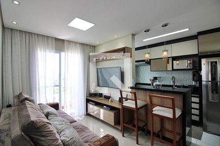 Sala de apartamento para alugar com 2 quartos, 51m² em Suiço, São Bernardo do Campo