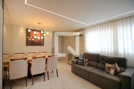 Sala de apartamento para alugar com 3 quartos, 82m² em Sagrada Família, Belo Horizonte
